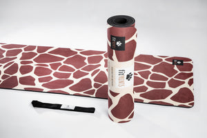 Giraffe Vegan Suede Yoga and Fitness Mat – Fitprints Yoga and